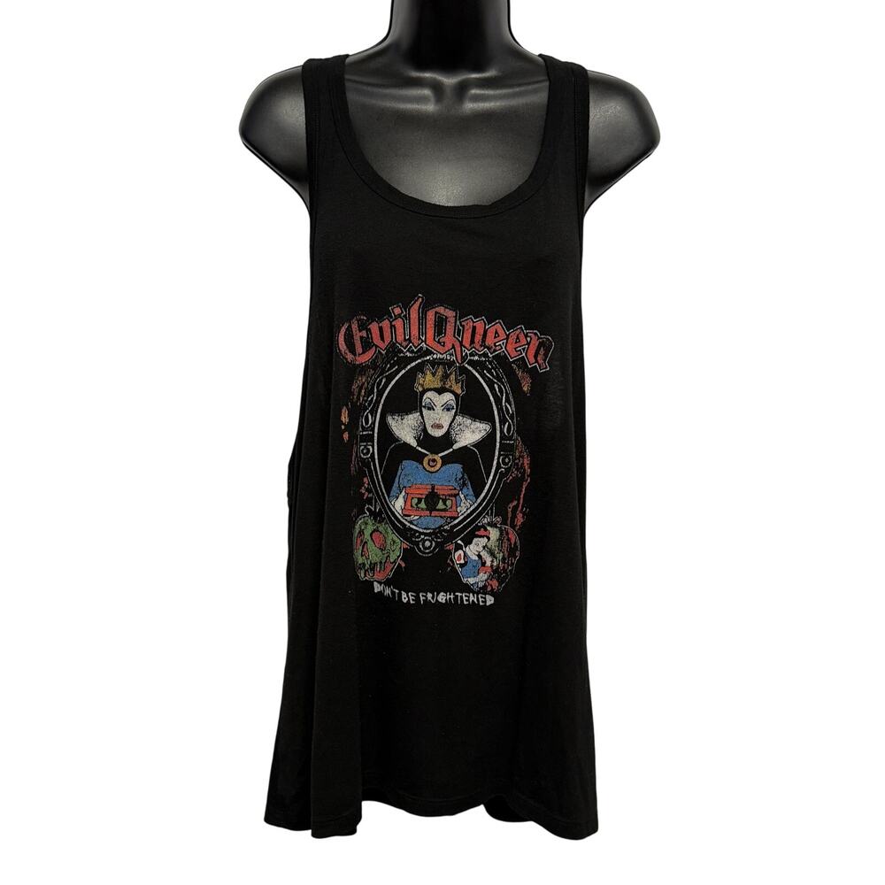 Disney Snow White Evil Queen Don't Be Frightened Racerback Tank Top 3 XL